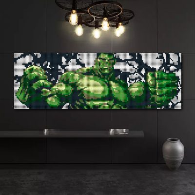 Hulk Pixel Art Big Scale Movie MOC-90145 WITH 6912 PIECES