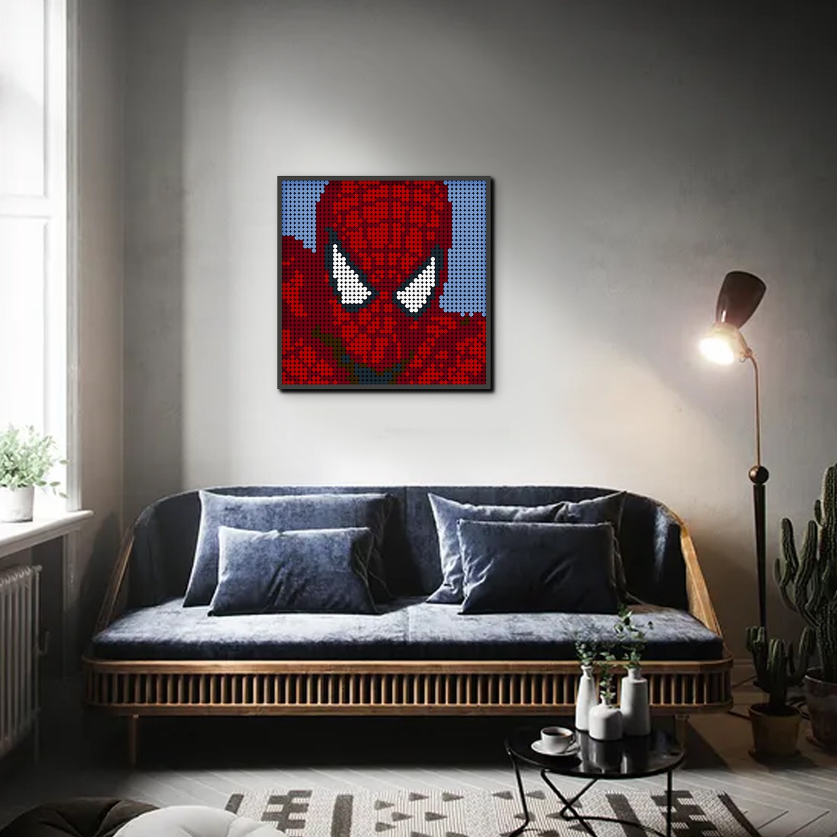 Spiderman Pixel Art Movie MOC-90148 WITH 2304 PIECES