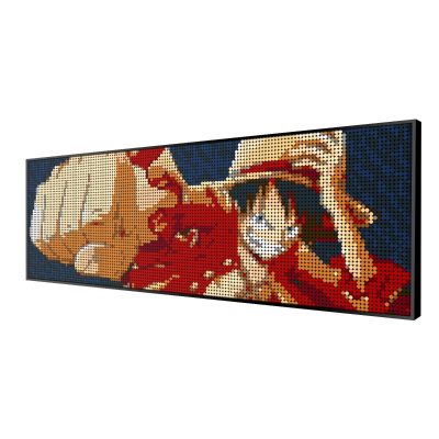 Luffy One Piece Pixel Art Movie MOC-90133 with 2304 pieces - MOC Brick Land