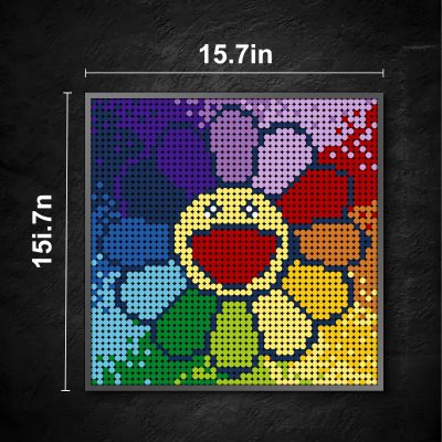 Sun flower Pixel Art Creator MOC-90173 WITH 2304 PIECES