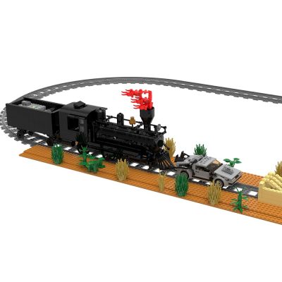 Back to the future Train scene Movie MOC-90176 WITH 1015 PIECES