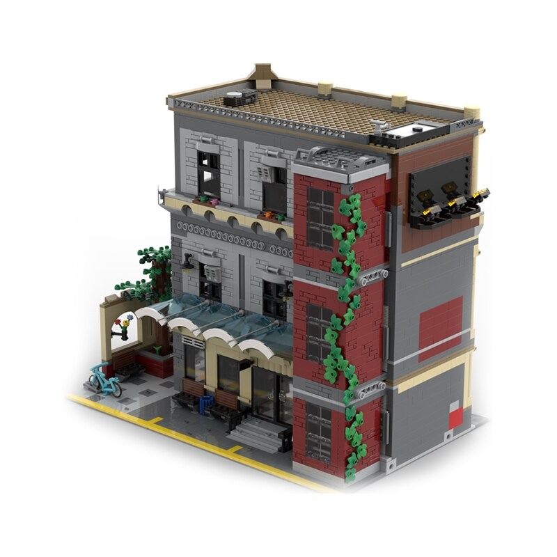 Old Town - Bus Station & Law Office MOCBRICKLAND 103440 Modular ...