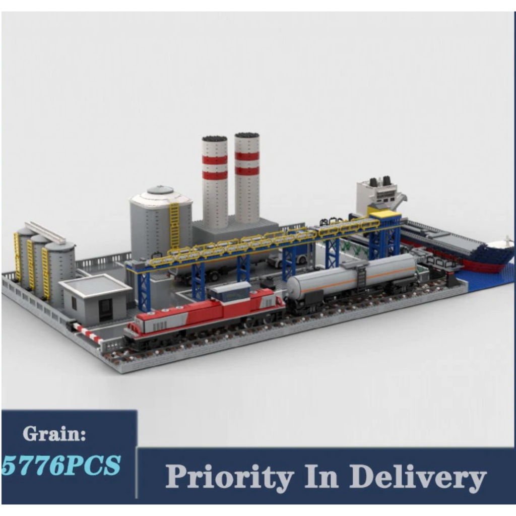City Train Chemical Plant MOC-99416 Technic With 5776 Pieces 