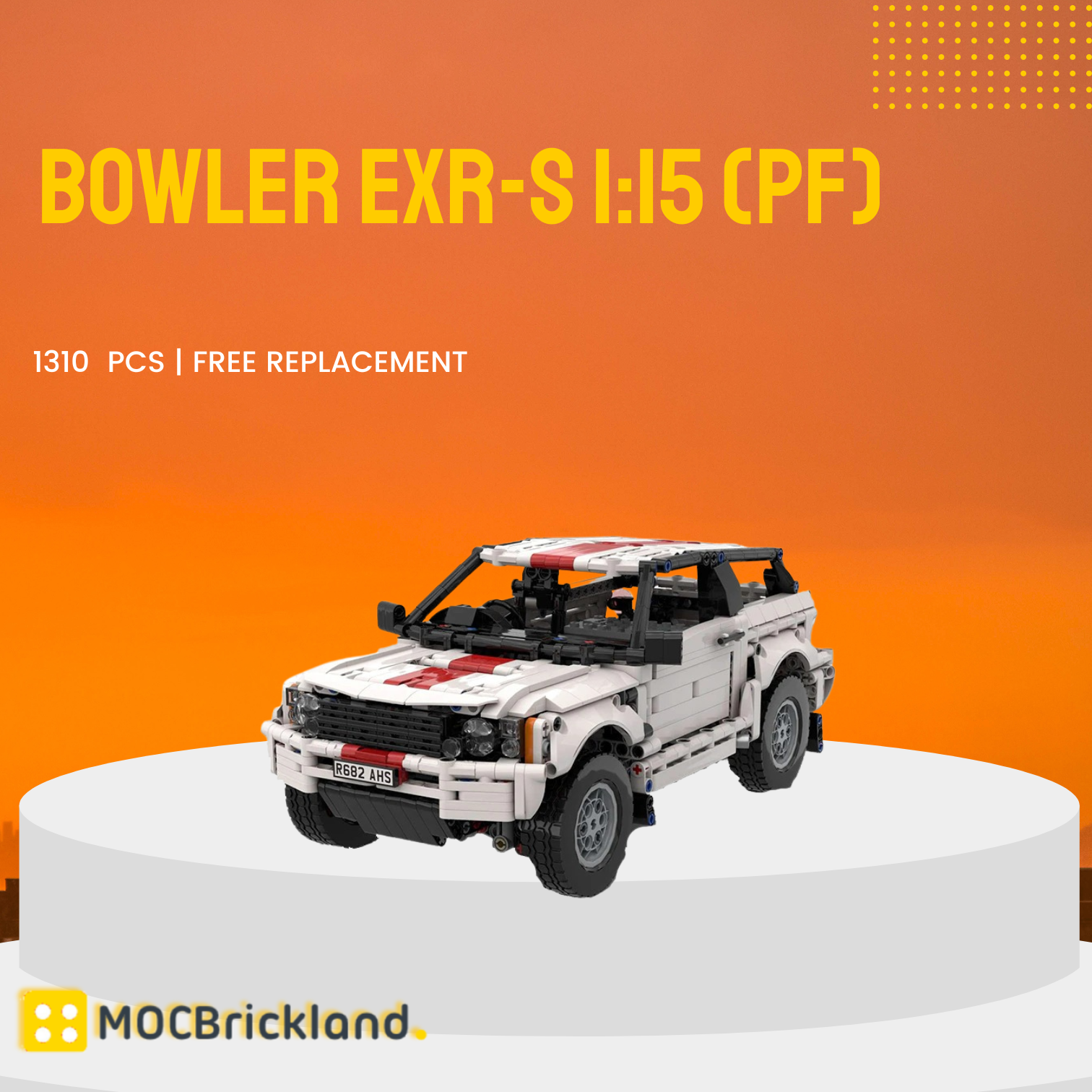 Bowler EXR-S 1:15 (PF) MOC-95110 Technic With 1310 Pieces