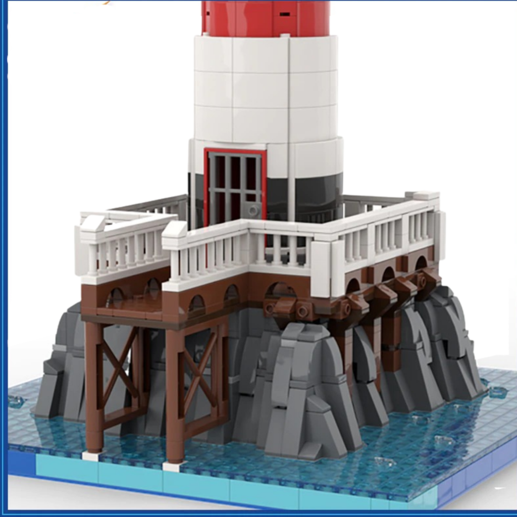 Lighthouse The Entrance To The Harbour MOC-63795 Creator With 1865 Pieces