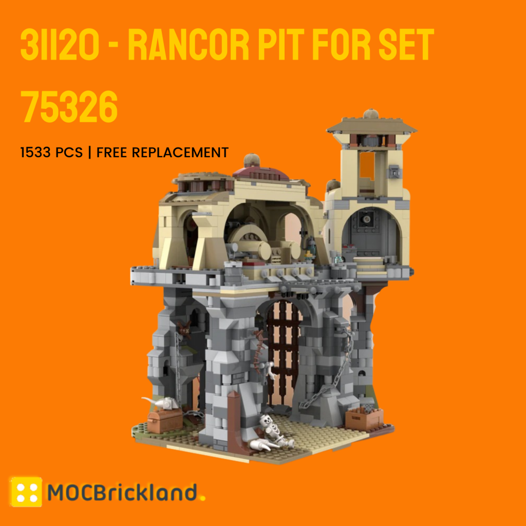 31120 - Rancor Pit for Set 75326 MOC-106086 Star Wars With 1533 Pieces