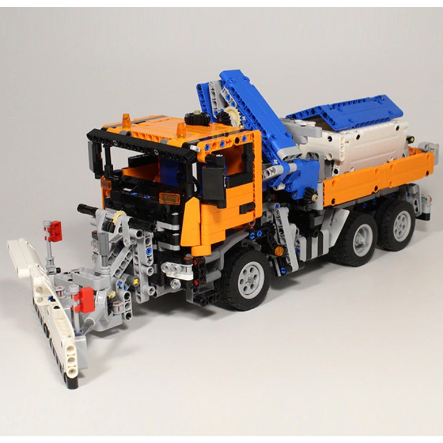XT Snowplot Transport Dump Truck MOC-97475 Technic With 1395 Pieces