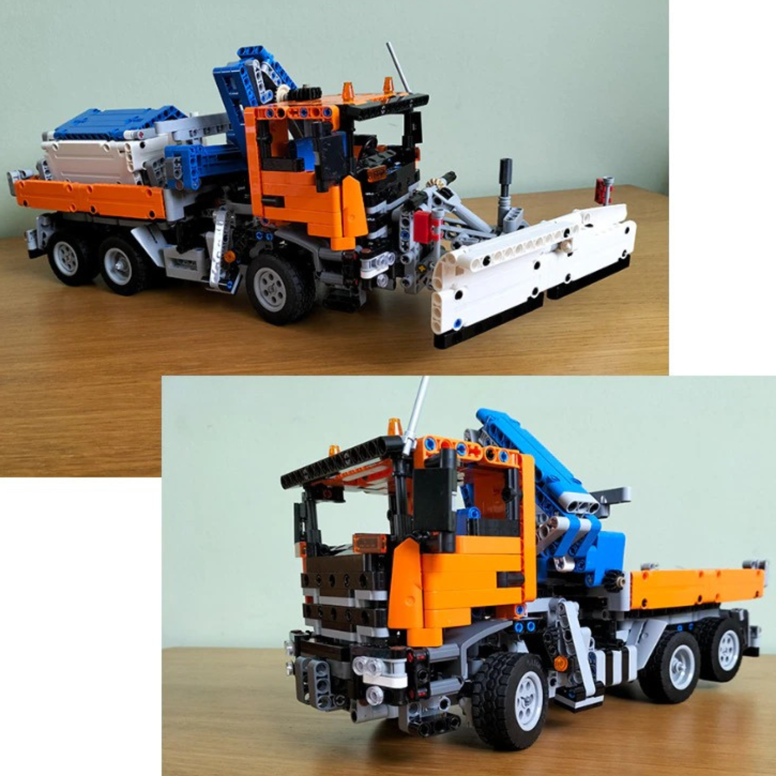 XT Snowplot Transport Dump Truck MOC-97475 Technic With 1395 Pieces