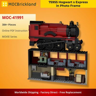 MOCBRICKLAND MOC-41991 75955 Hogwart s Express in Photo Frame