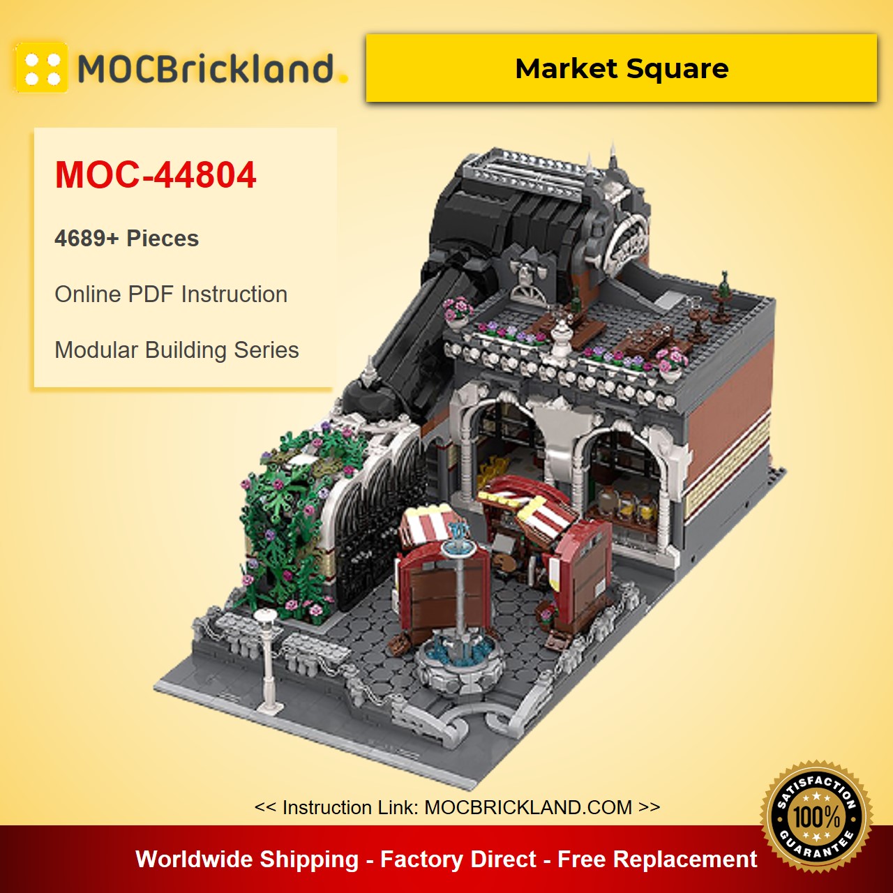 MOCBRICKLAND MOC-44804 Market Square