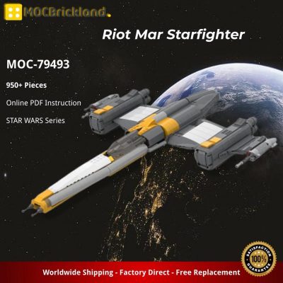 MOCBRICKLAND MOC-79493 Riot Mar Starfighter