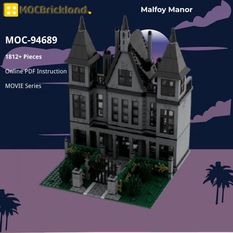 Malfoy Manor Movie MOC-94689 by JL.Bricks with 1812 pieces - MOC Brick Land