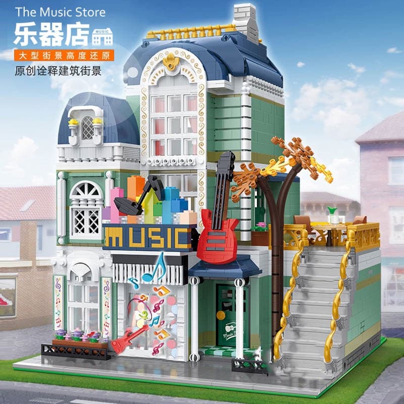 Modular Building BUILO YC-20008 City Street View: Musical Instrument Store