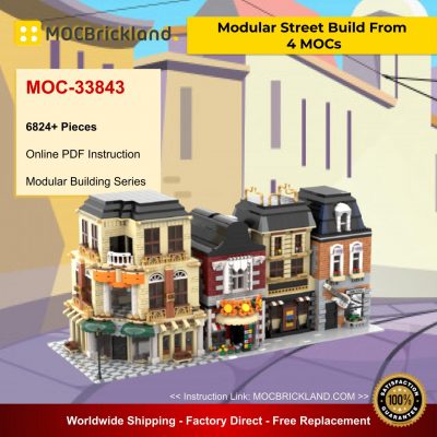 LEGO MOC Mirage Hotel for Modular City Las Vegas by gabizon