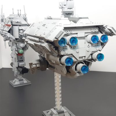 Nebulon-B Escort Frigate MOC-57273 Star Wars Designed By Jedimasterels With 1988 Pieces