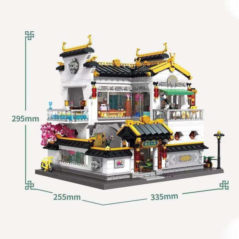 Modular building qman k18002 new chinese style streetscape