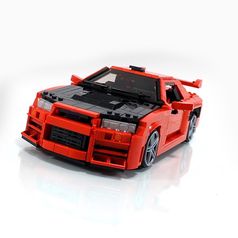 MOCBRICKLAND MOC-29377 Nissan Skyline GTR R34