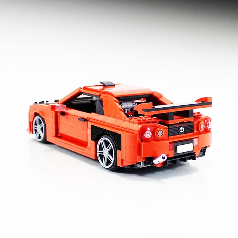 MOCBRICKLAND MOC-29377 Nissan Skyline GTR R34