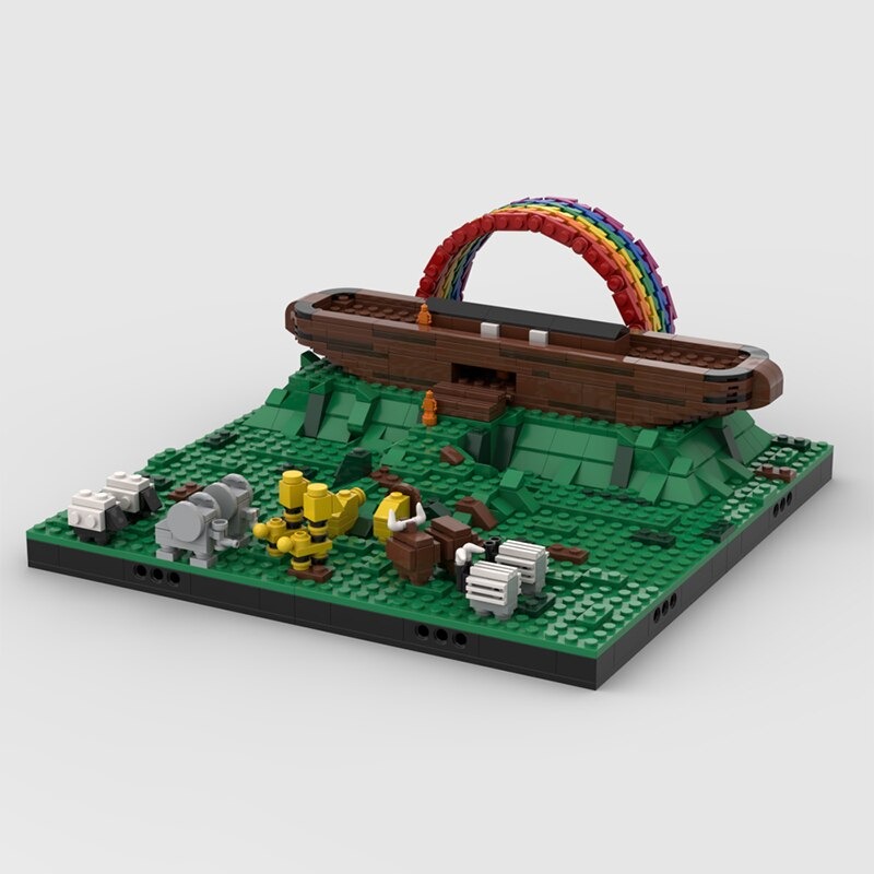 MOCBRICKLAND MOC-34715 Noah’s Ark Diorama