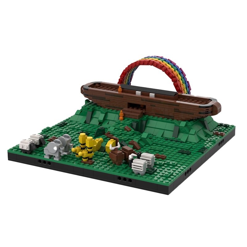 MOCBRICKLAND MOC-34715 Noah’s Ark Diorama