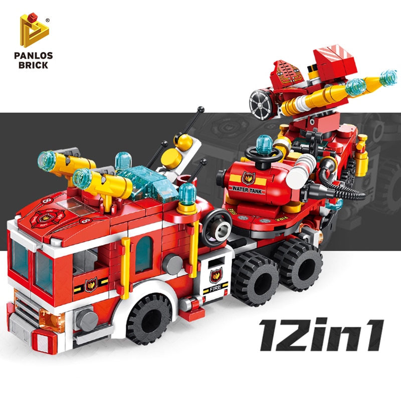 PANLOSBRICK 633009 City Fire Brigade 12 in 1