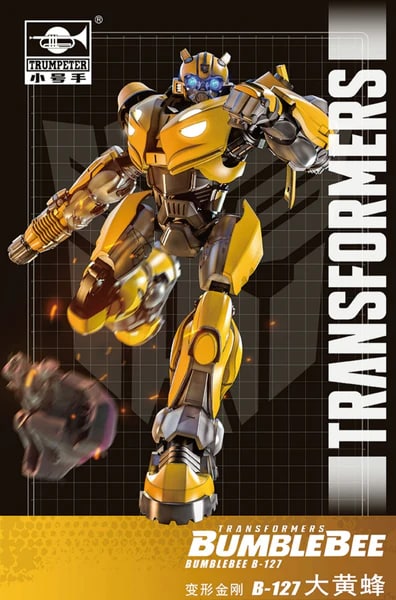 Transformers Movie Cybertron B-127 Bumblebee TRUMPETER 08117 Movie ...