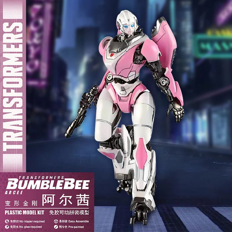 Transformers Autobot Bumblebee ARCEE TRUMPETER 08128 Movie With 70+Pieces