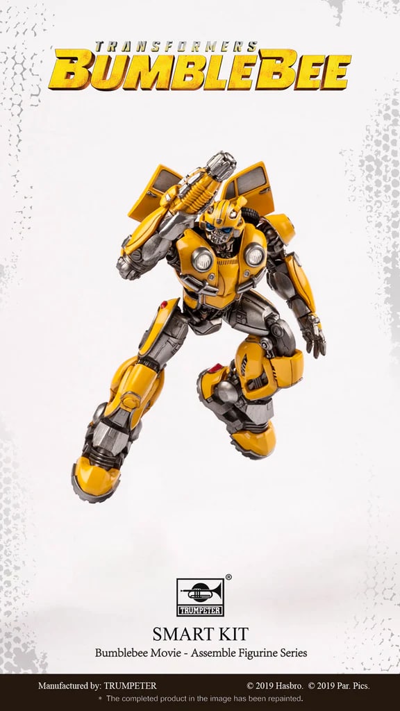 Transformers Yellow Autobot Bumblebee TRUMPETER 08100 Movie With 60+ Pieces