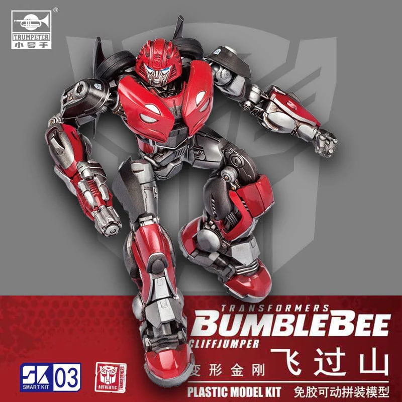 Transformers Bumblebee Autobot Cliffjumper In Red TRUMPETER 08118 Movie With 60+ Pieces
