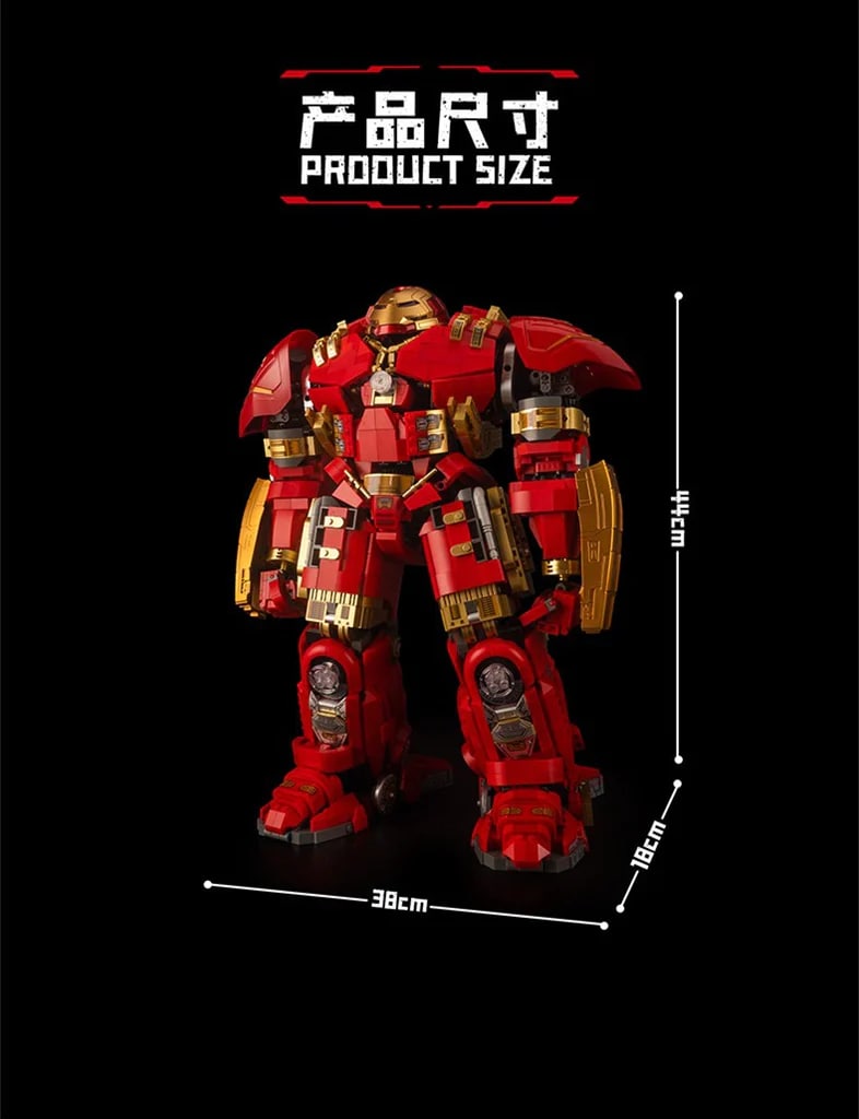 Hulkbuster Movie K-BOX V5004 With 4123 Pieces