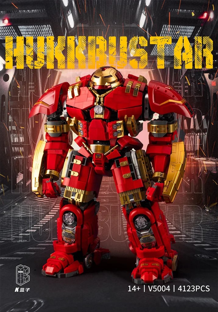Hulkbuster Movie K-BOX V5004 With 4123 Pieces