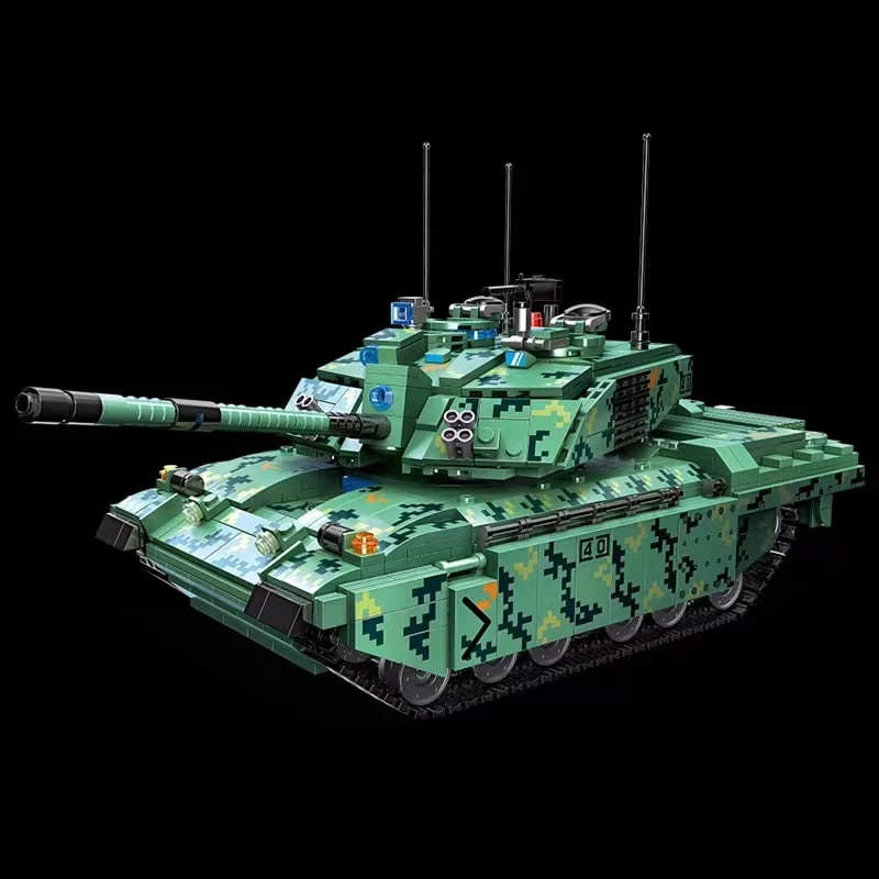 British Challenger 2E Main Battle Tank JIE STAR 61037 Military With 1298 Pieces