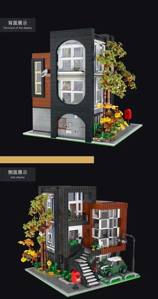 Modern Korean Style Villa Mork 10205 Modular Building With 3300 Pieces