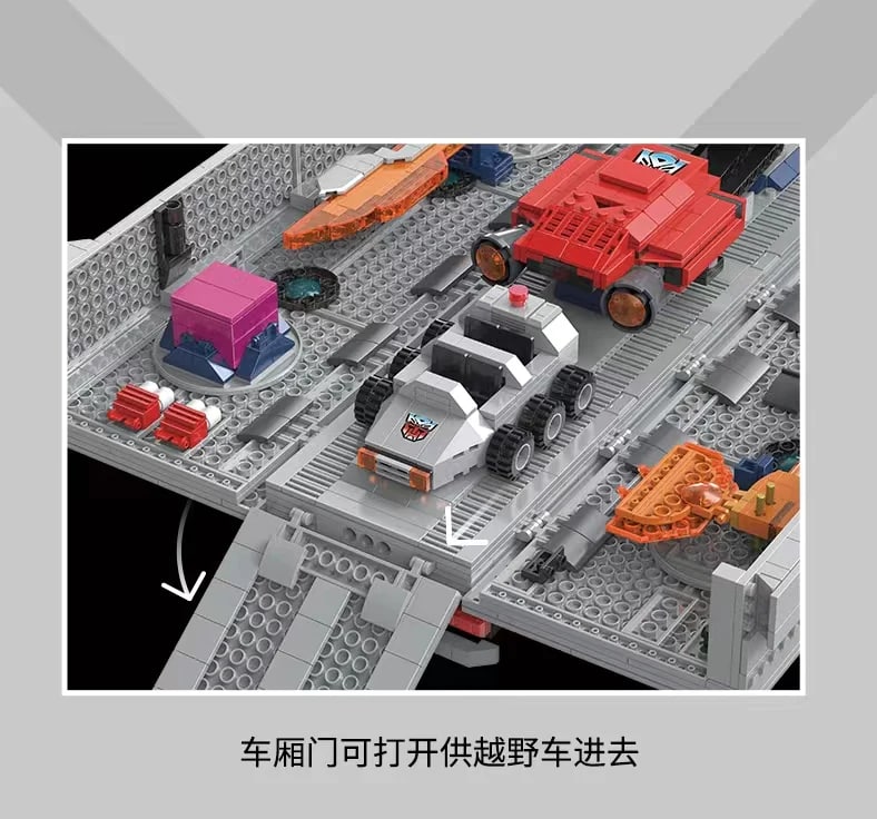 Optimus Prime Combined Carriage LEBO 77036 Technic With 1766 Pieces