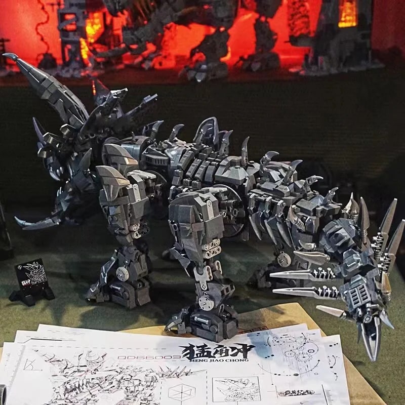 Mechanical Dinosaur Strong Model QD 66003 Movie With 2649 Pieces