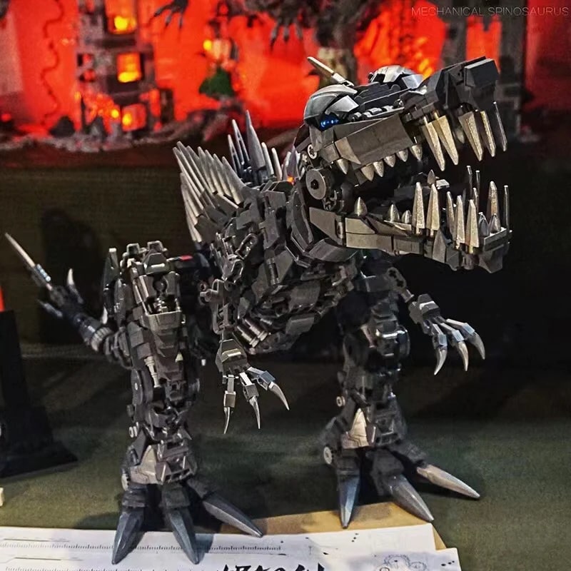 Mechanical Dinosaur Agility Model QD 66002 Movie With 1987 Pieces