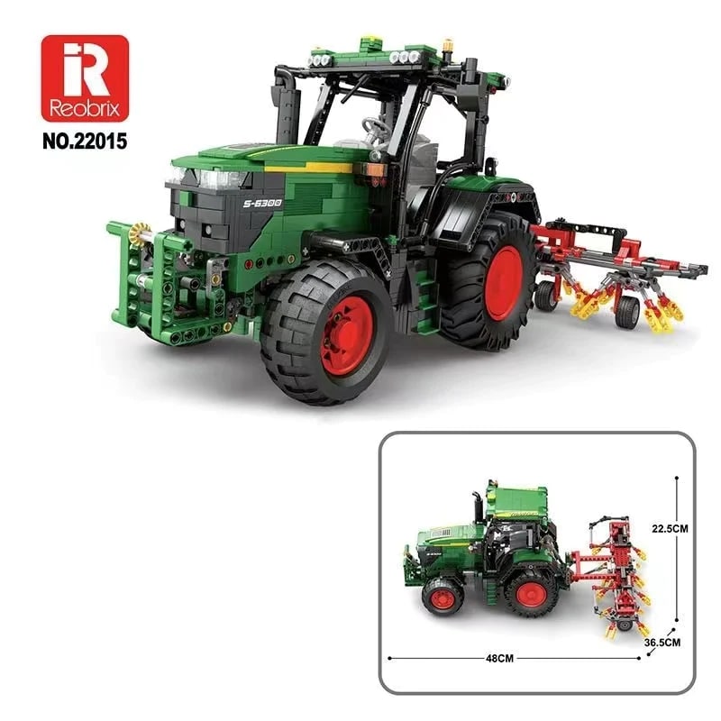 RC Mechanical Tractor Reobrix 22015 Technic With 1828 Pieces