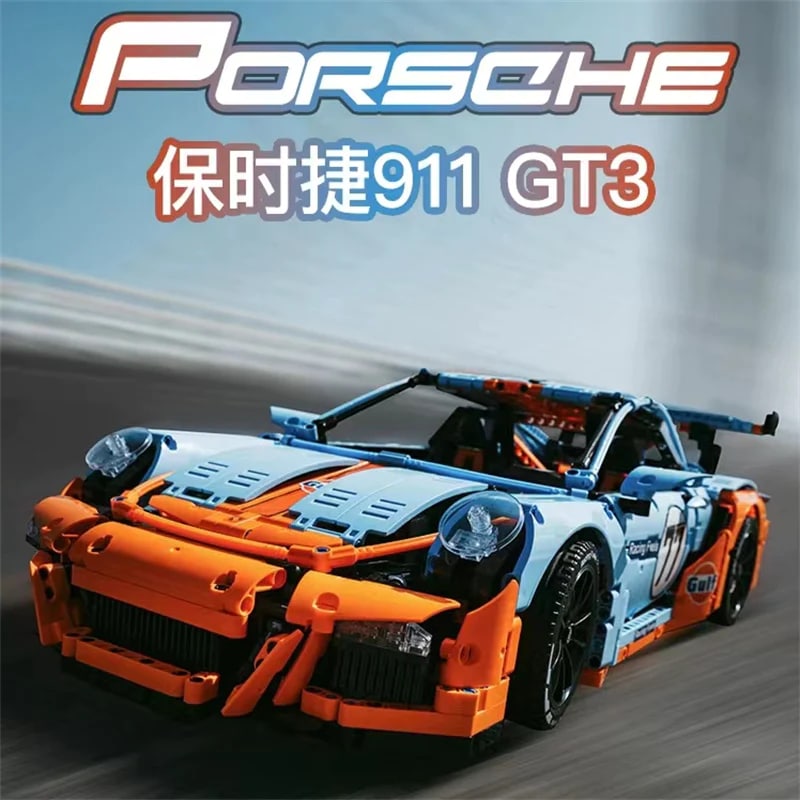 Porsche 911 GT3 GUIF 3333D Technic With 2703 Pieces