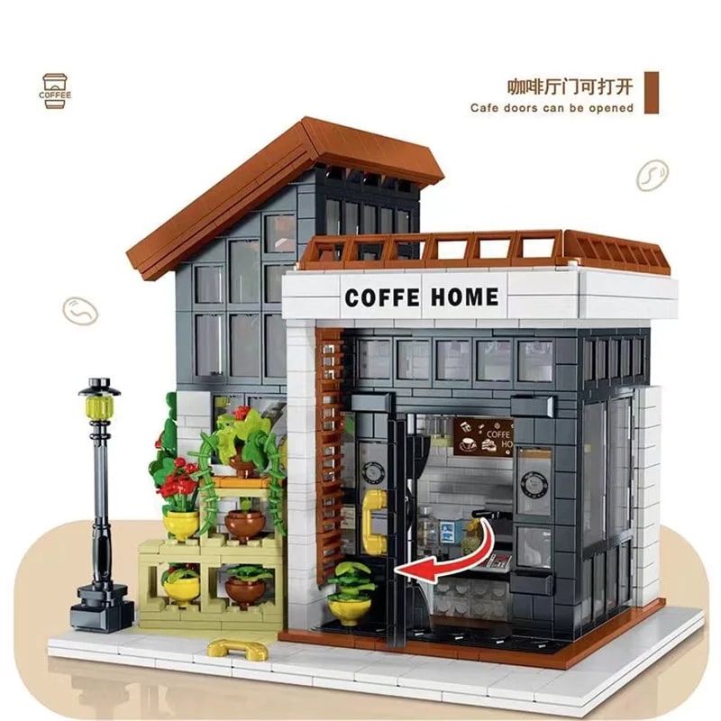 Sunshine Coffee House Mork 031062 Modular Building With 1512 Pieces