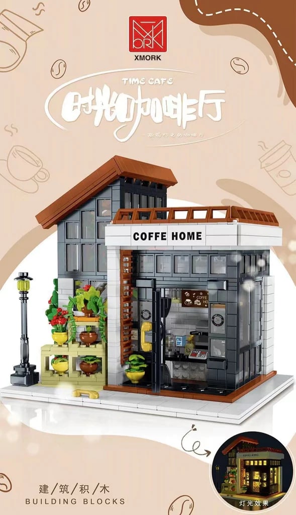 Sunshine Coffee House Mork 031062 Modular Building With 1512 Pieces