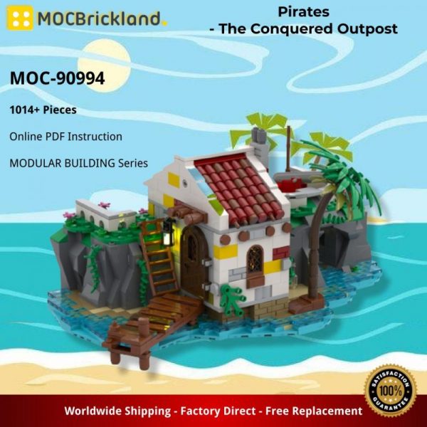 MOCBRICKLAND MOC-90994 Pirates – The Conquered Outpost