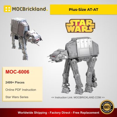 Plus-Size AT-AT MOC 6006 Star Wars Designed By Raskolnikov With 2499 Pieces