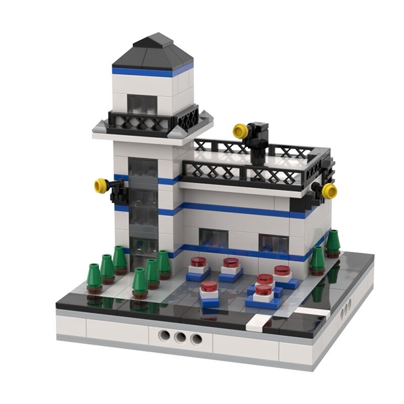 MOCBRICKLAND MOC-32986 Police Station for a Modular City