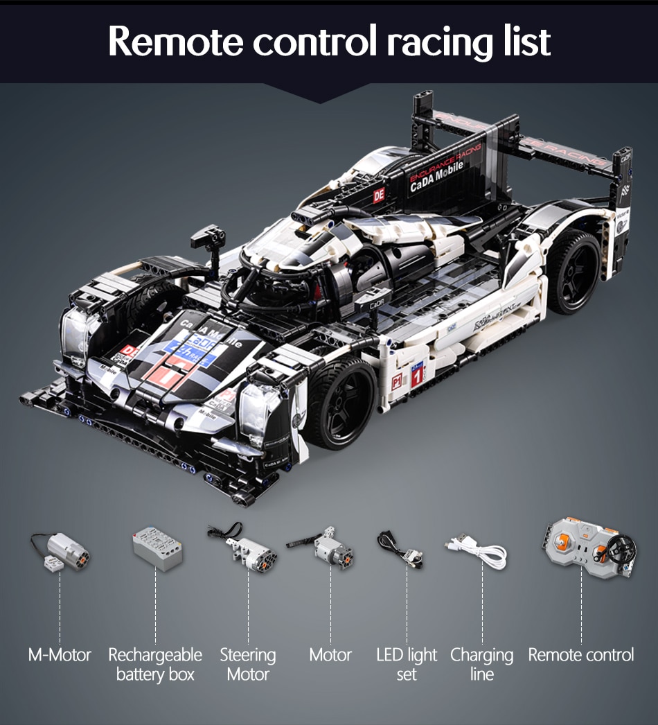 CADA C61016 Porsche 919 Hybrid Sports-car CADA C61016 Porsche 919 Hybrid Sports-Car