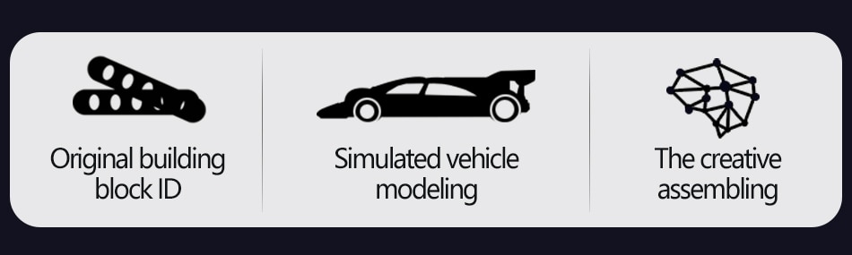 CADA C61016 Porsche 919 Hybrid Sports-car CADA C61016 Porsche 919 Hybrid Sports-Car