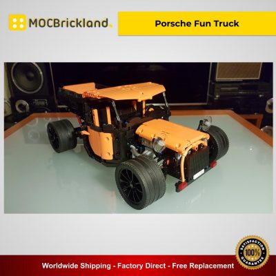 Porsche Fun Truck MOC 19885 Technic Designed By Nobsta With 1393 Pieces