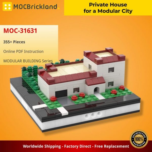 MOCBRICKLAND MOC-31631 Private House for a Modular City