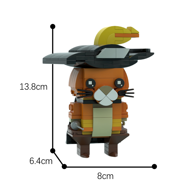 MOCBRICKLAND MOC-87874 Puss in Boots – from Movie Shrek