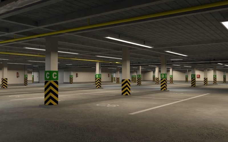 Qi Zhile 90009 Underground parking spaces 1: 8