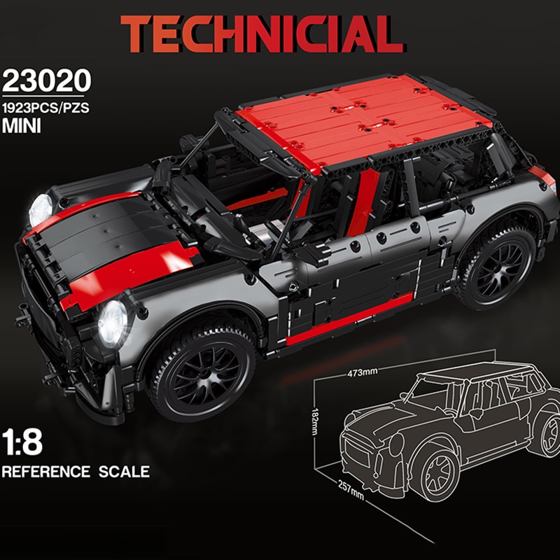 QiZhiLe 23020 MINI Cooper F56 2016 Compatible MOC 36559